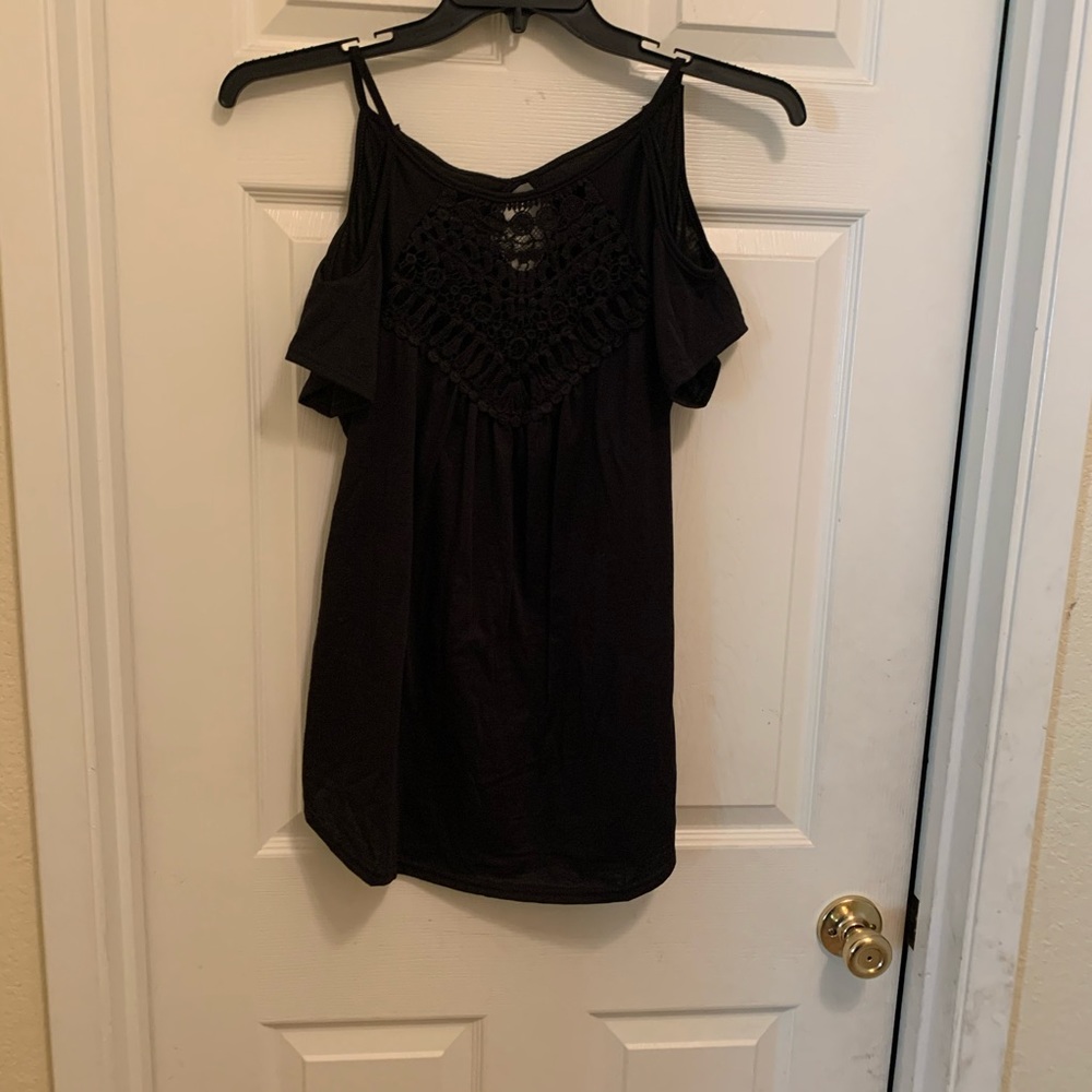Cute black tank top